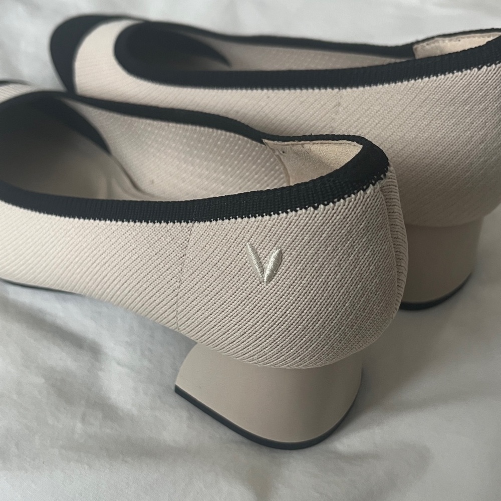 Vivaia Julie Black White Heels - Picture 8 of 10
